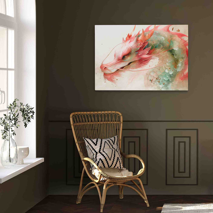 Dragon Whiskers - Pink Wall Art