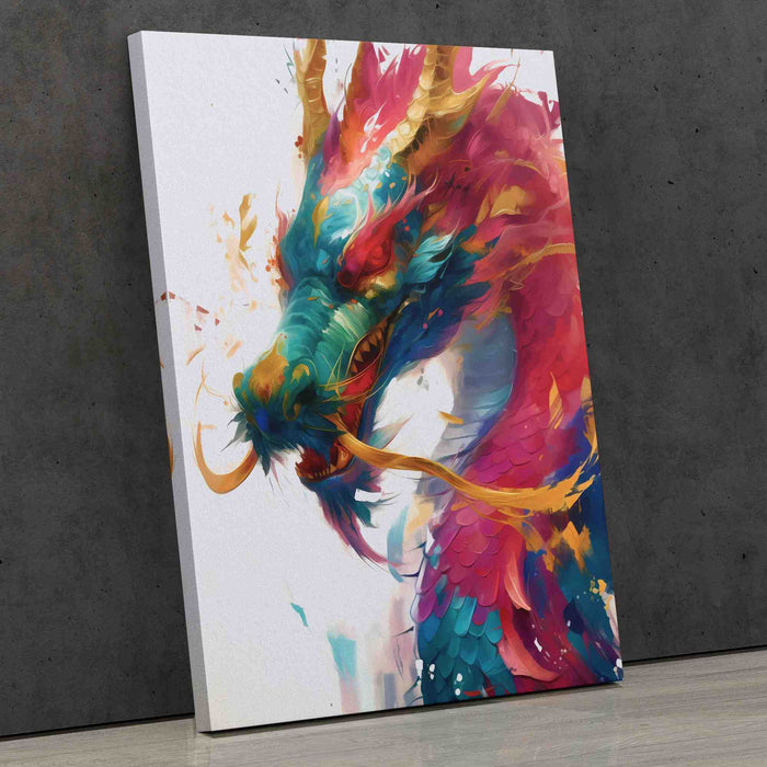Dragon Zealot - Colorful Wall Art