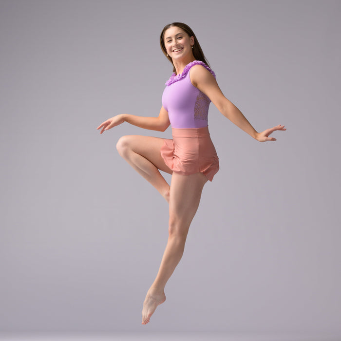 Dusty Rose Ballet Pull On Skirt - Demi