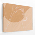 Earthly Bear - Bear Canvas Wall Art