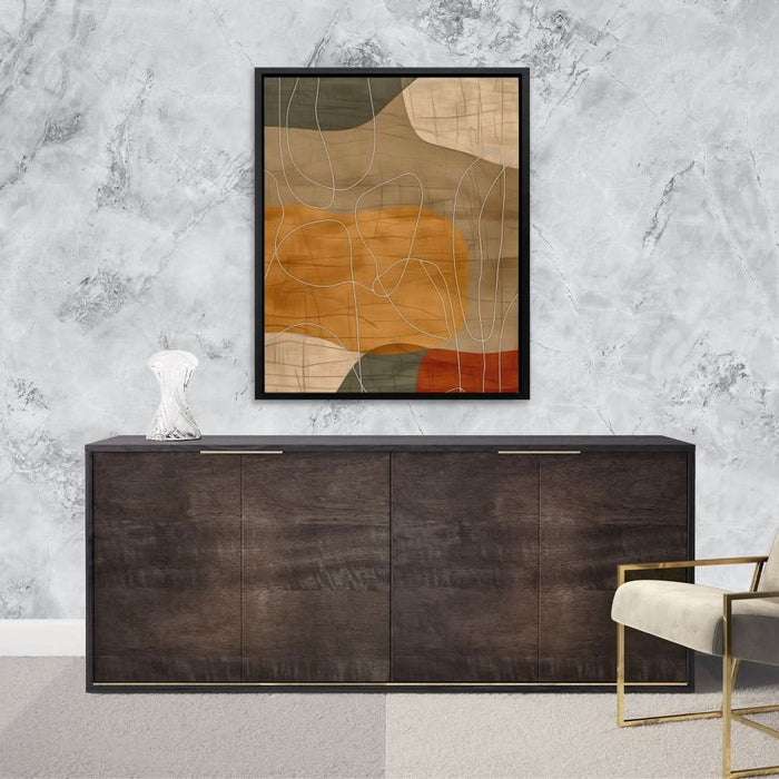 Earthly Tones - Contemporary Neutral Canvas Wall Art