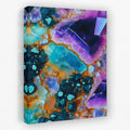 Earthly Treasures - Gemstone Canvas Wall Art