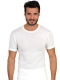 EGi Luxury Merino Wool Blend Men's Short Sleeve T-Shirt. Proudly Made in Italy (468)