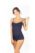 EGi Luxury Wool Silk Camisole Spaghetti Straps Top. Proudly Made in Italy (1407)