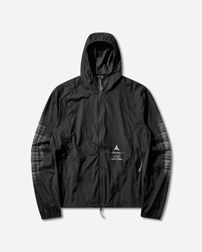 ROA Roa x Eightlines HUE Packable Wind Jacket Black Coats and Jackets Jackets YBUW048FA23 BLK0001