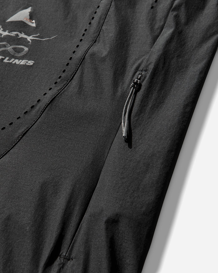 ROA Roa x Eightlines HUE Packable Wind Jacket Black Coats and Jackets Jackets YBUW048FA23 BLK0001