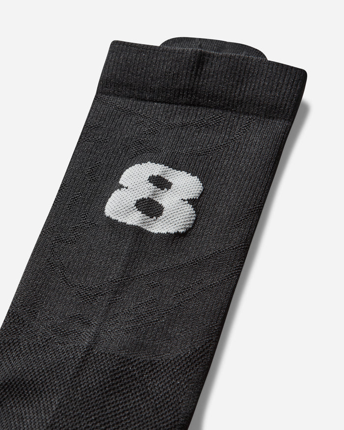 ROA Roa x Eightlines RYLI Q-skin Technical Crew Socks Black Underwear Socks YBUW049YA23 BLK0001