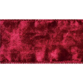 Elite Velvet 2-sided Wired Ribbon - Red/Gold