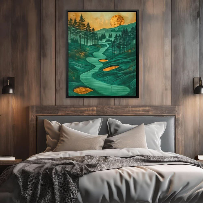 Emerald Golf Course - Golf Art for Bedroom