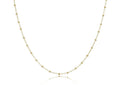 EN-15" Choker Simplicity Chain Gold-Classic Gold 2mm