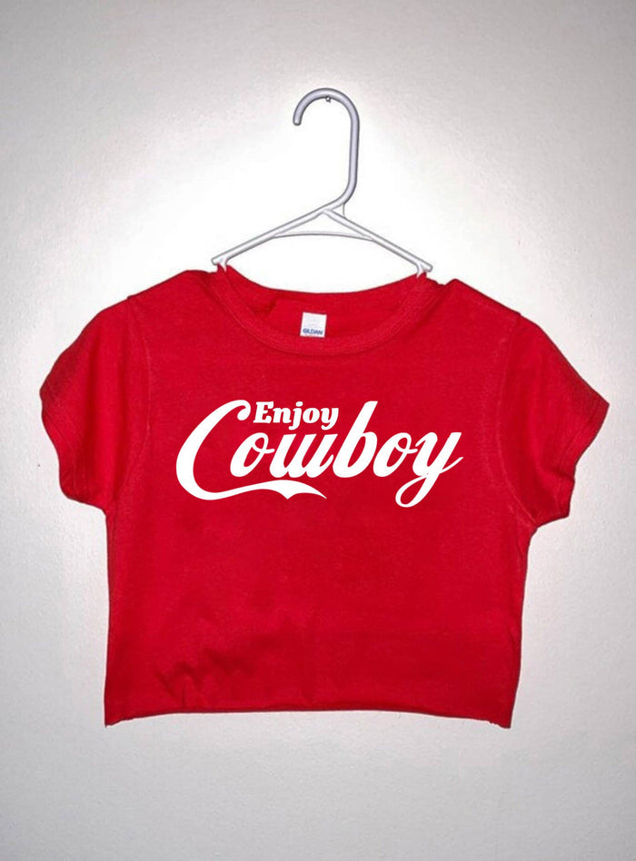 Enjoy Cowboy Crop Top