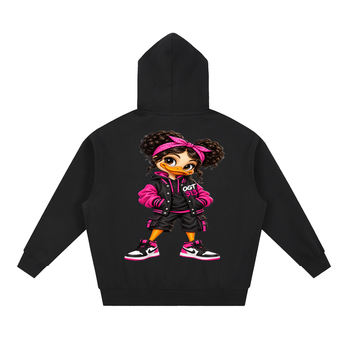 Essential Oversized Boxy Fit Fleece Hoodie