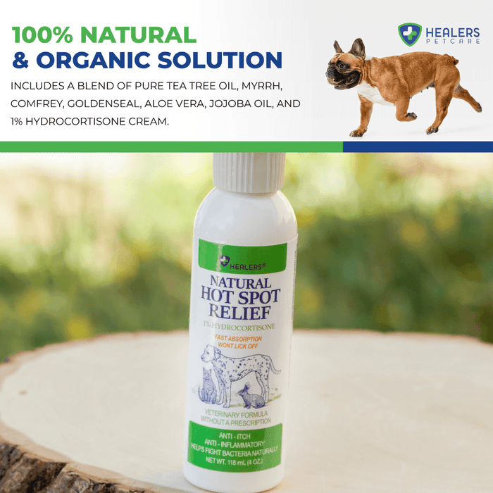 A bottle of heels natural hot spot relief spray, designed to soothe and alleviate discomfort in feet.