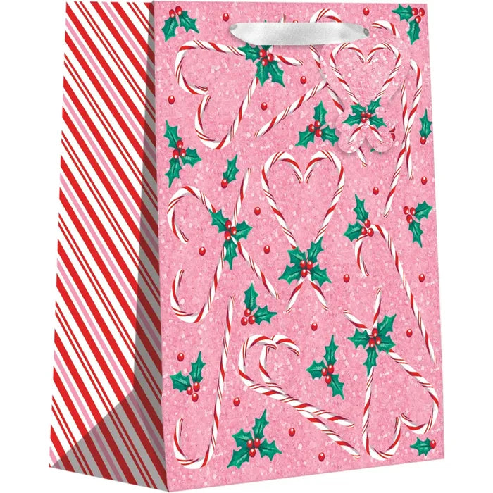 Euro Tote - Medium - Candy Cane Lane - 6 Count - XMT583