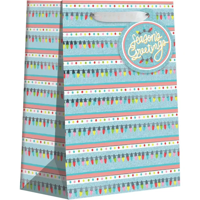 Euro Tote - Medium - Festive Lights - 6 Count - XMT578