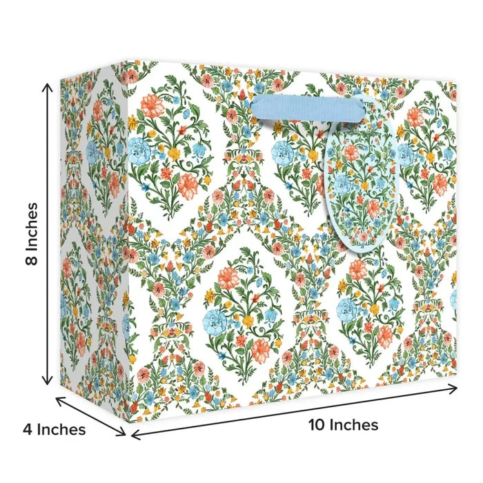 Euro Tote - Medium - Floral Damask