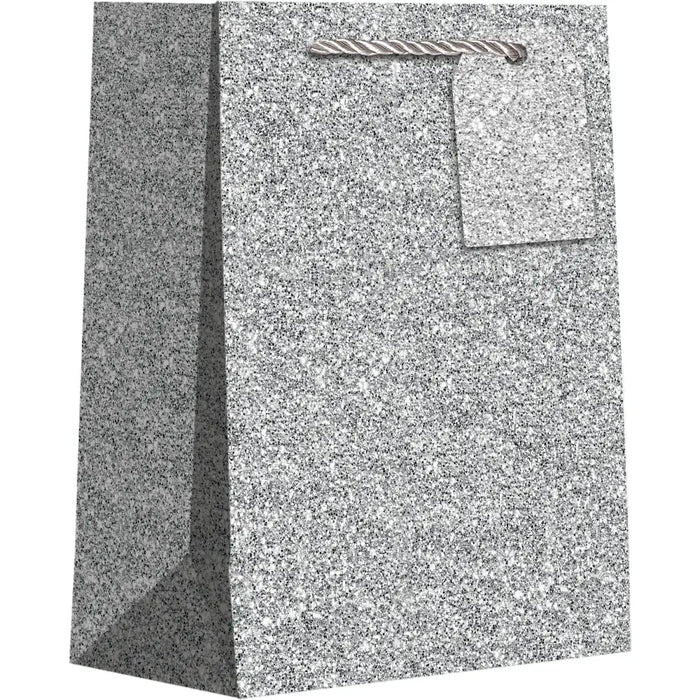 Euro Tote - Medium - Silver Sparkle - 6 Count - MT750
