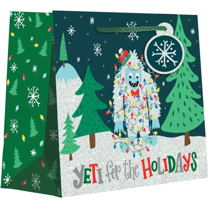 Euro Tote - Medium - Yeti For The Holidays - 6 Count -