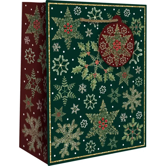 Euro Tote - Small - Forest Snowflakes - 6 Count - XST846