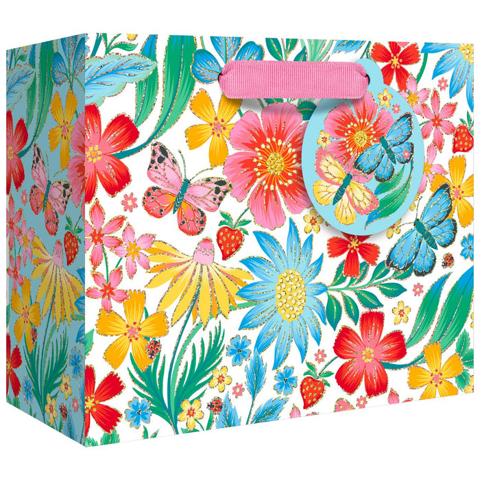 Euro Tote - Small - Happy Wildflowers - 6 Count - GBS452