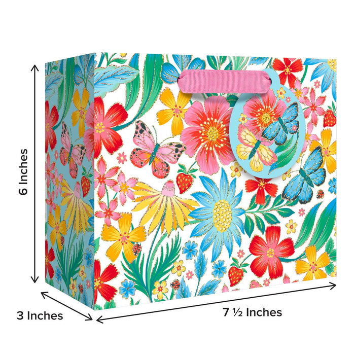 Euro Tote - Small - Happy Wildflowers