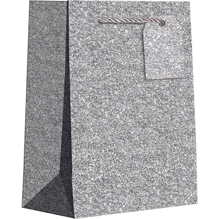 Euro Tote - Small - Silver Sparkle - 6 Count - ST750