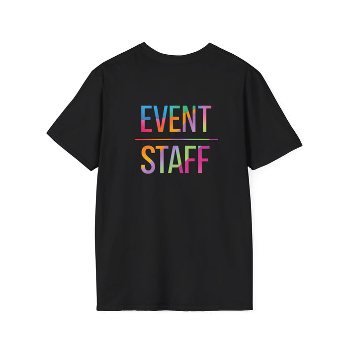 Event Staff T-Shirt — Colourful Event Crew Tee