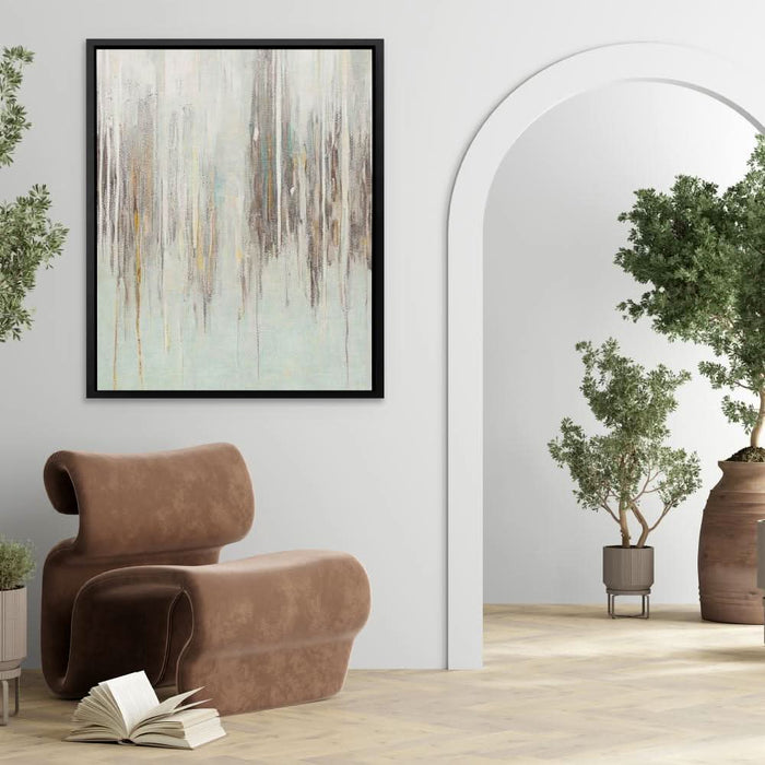 Expressive Wall - Beige Canvas Print
