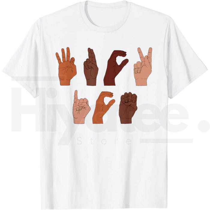 F ck ICE Hand Sign Language T-Shirt – Anti-Deportation Chinga La Migra Tee