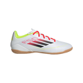 adidas F50 CLUB Indoor Soccer Shoes | Cloud White-Core Black-Solar Yellow | Men's