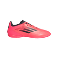 adidas F50 Club Indoor Soccer Shoes | Turbo-Aurora Black-Platinum Metallic | Men's