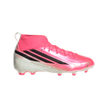 adidas F50 Hyperfast League Mid-Cut FG/MG Soccer Cleats | Solar Turbo / Core Black / Gold Metallic | Kid's
