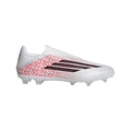 adidas F50 LEAGUE LAMINE YAMAL Laceless Firm Ground / Multi Ground Soccer Cleats | Cloud White / Core Black / Lucid Red | Men's
