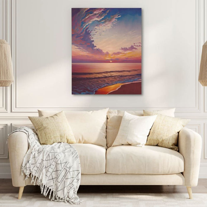 Fabulous Sunset - Large Modern Canvas Print