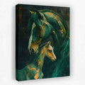 Family Bonding - Animals Canvas Wall Art