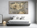 Fantasy Map Canvas Print #5016