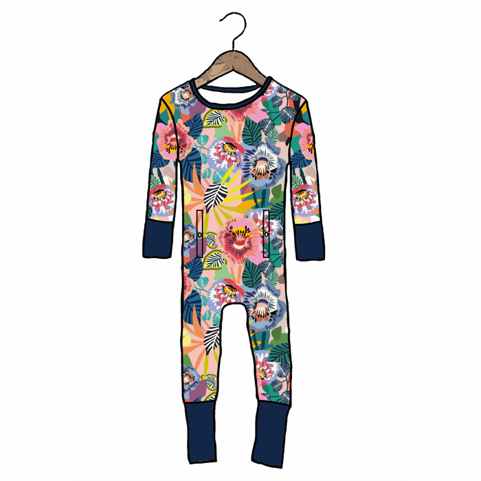 Fiesta Floral Adaptive Tube Access Day to Night Romper