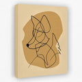 Figurative Fox - Animals Canvas Wall Art