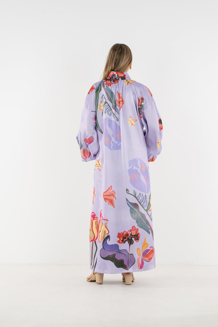Fiona Dress-Lilac Garden