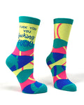 Fuck You You Fucking Fuck Ladies' Crew Socks