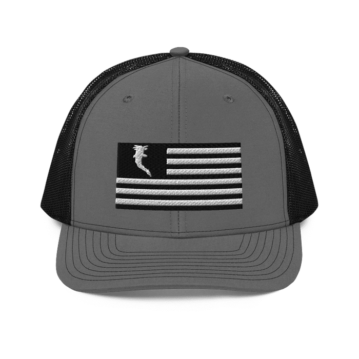Flag Embroidered BnW (Snapback)