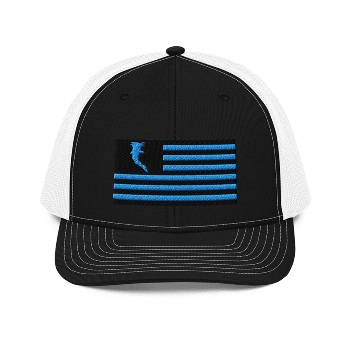 Flag Embroidered Car. Blue (Snapback)