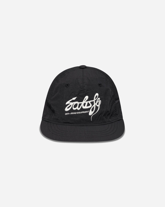 Satisfy Flitesilk 5 Panel Pinch Cap Matte Black OffRoad Enbroidery Hats Caps 31025-00044 00044