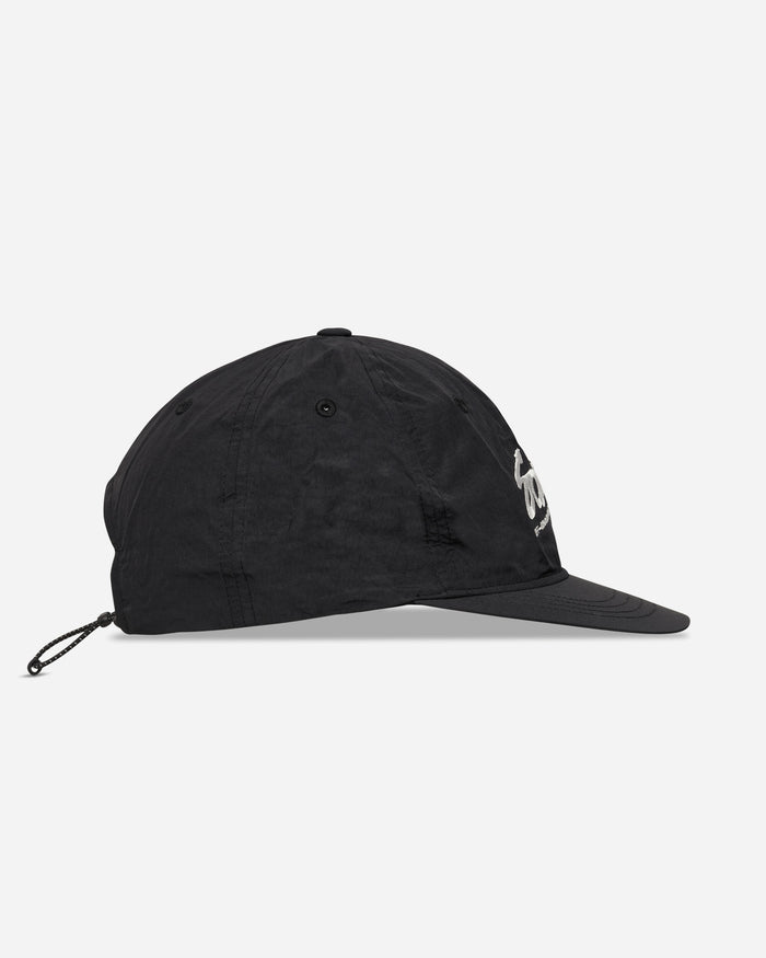Satisfy Flitesilk 5 Panel Pinch Cap Matte Black OffRoad Enbroidery Hats Caps 31025-00044 00044