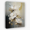 Flowing Floral Abstract - Floral Canvas Wall Art