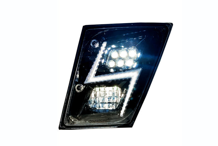 Fog LED Light Black Driver 2004-2017 Volvo VNM VNL VT