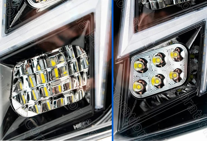 Fog LED Light Black Driver 2004-2017 Volvo VNM VNL VT