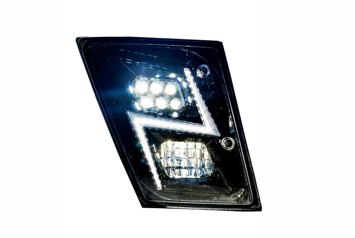 Fog LED Light Black Passenger 2004-2017 Volvo VNM VNL VT