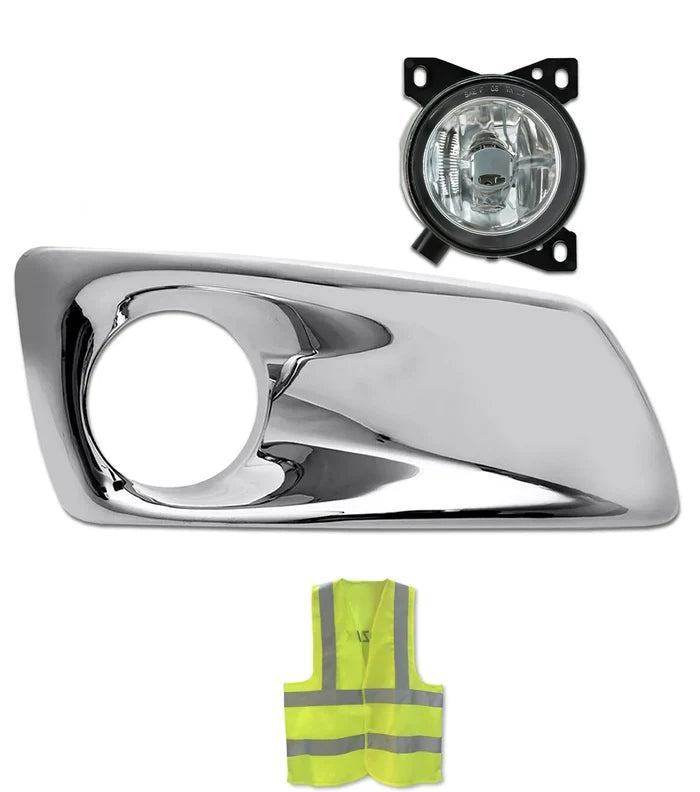 Fog Light Bezel Chrome Plastic & Fog Light Passenger Kenworth T660