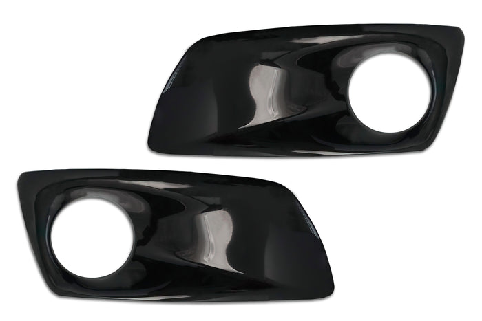 Fog Light Bezels Black Plastic Set Kenworth T660